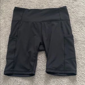 Black biker shorts